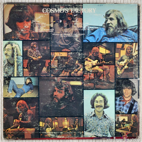 Creedence Clearwater Revival – Cosmo's Factory vinyl record back cover