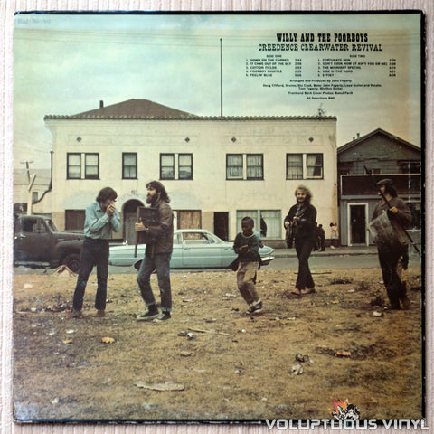 Creedence Clearwater Revival ‎– Willy And The Poor Boys - Vinyl Record - Back Cover