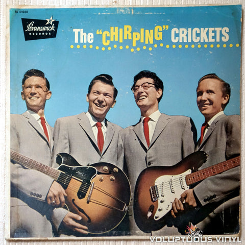 The Crickets ‎– The "Chirping" Crickets - Vinyl Record - Front Cover