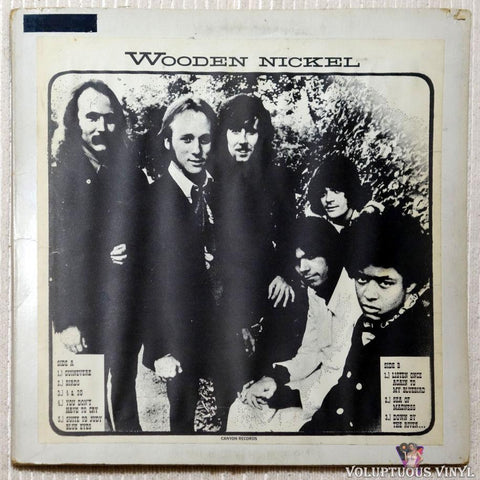Crosby, Stills, Nash & Young ‎– Wooden Nickel vinyl record front cover
