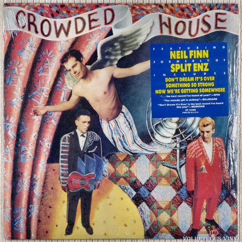Crowded House ‎– Crowded House vinyl record front cover