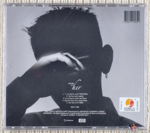 Crush – With Her CD back cover