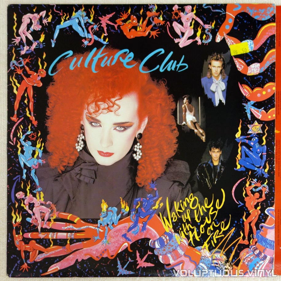 Culture Club – Waking Up With The House On Fire vinyl record front cover