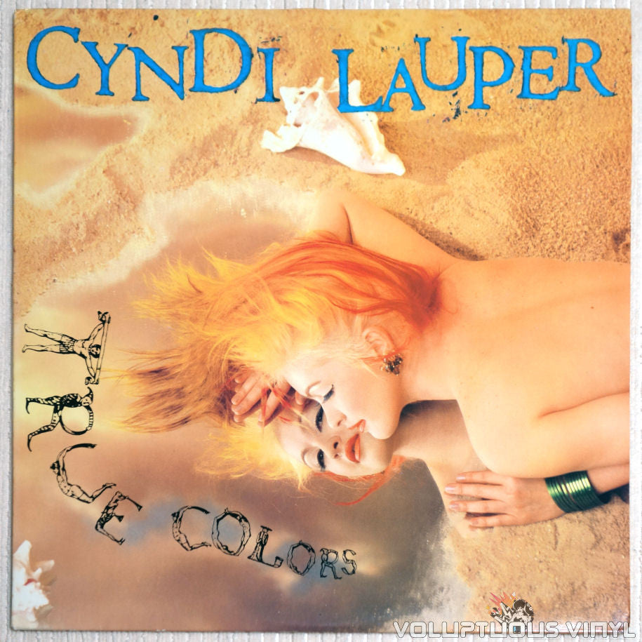 Cyndi Lauper ‎– True Colors - Vinyl Record - Front Cover