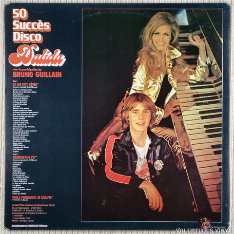 Dalida – Ça Me Fait Rêver vinyl record back cover