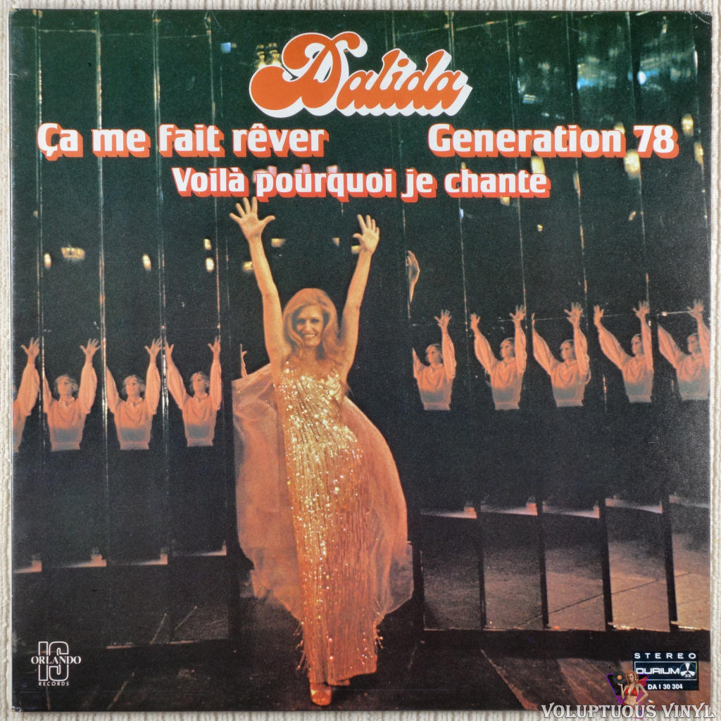 Dalida – Ça Me Fait Rêver vinyl record front cover
