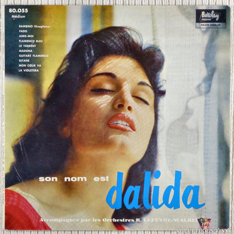Dalida – Son Nom Est Dalida vinyl record front cover