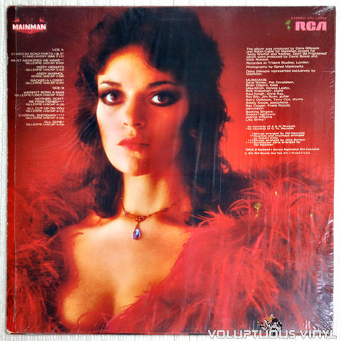 Dana Gillespie ‎– Weren't Born A Man - Vinyl Record - Back Cover