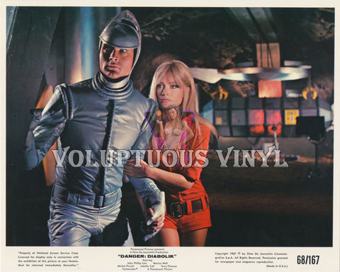 Danger: Diabolik (1967) John Phillip Law & Marisa Mell Promotional Photo