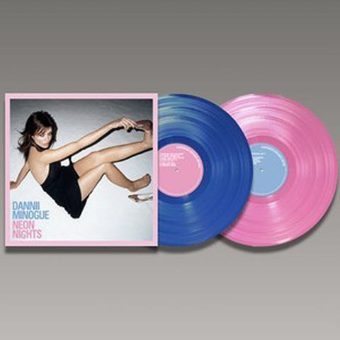 Pink & Blue Vinyl w/ Autographed Poster