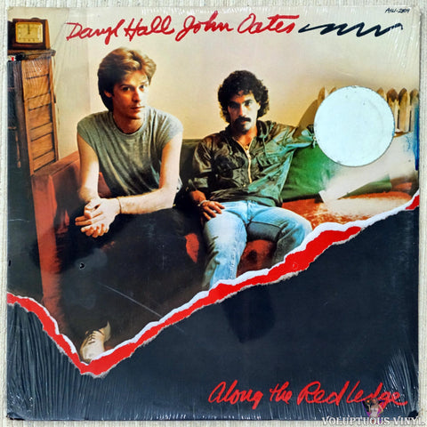 Daryl Hall & John Oates ‎– Along The Red Ledge vinyl record front cover