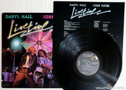 Daryl Hall & John Oates ‎– Livetime - Vinyl Record