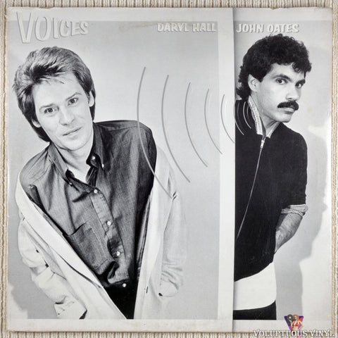 Daryl Hall & John Oates ‎– Voices vinyl record back cover