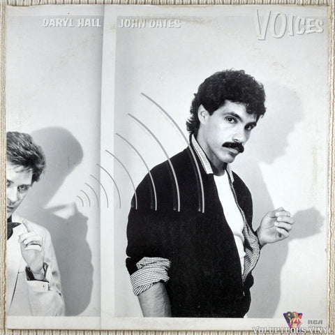 Daryl Hall & John Oates ‎– Voices vinyl record front cover