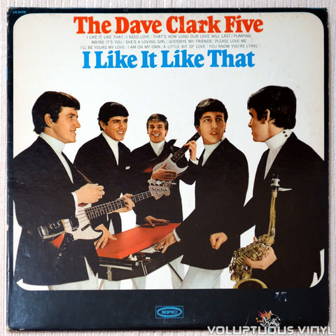 The Dave Clark Five ‎– I Like It Like That vinyl record front cover