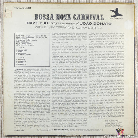 Dave Pike – Bossa Nova Carnival vinyl record back cover