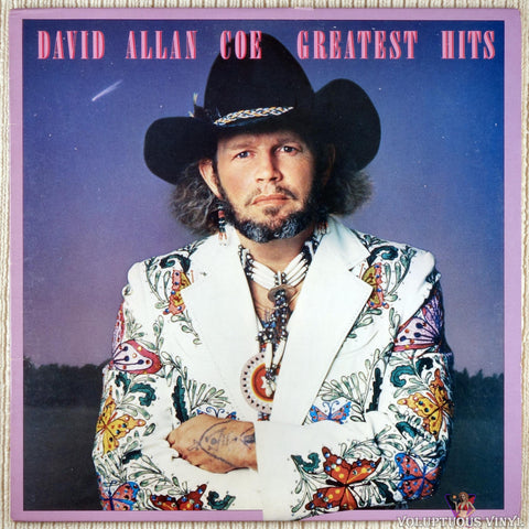 David Allan Coe ‎– Greatest Hits vinyl record front cover