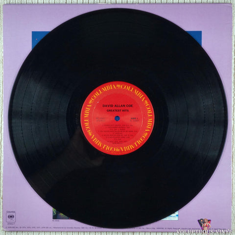 David Allan Coe ‎– Greatest Hits vinyl record