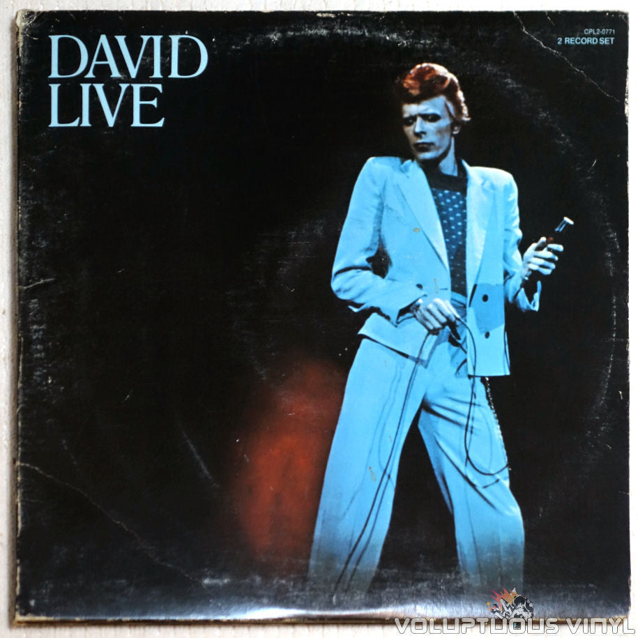 David Bowie ‎– David Live vinyl record front cover