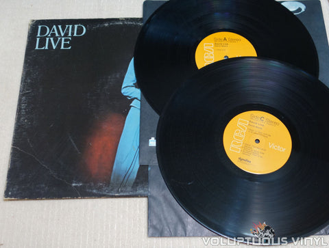 David Bowie ‎– David Live vinyl record