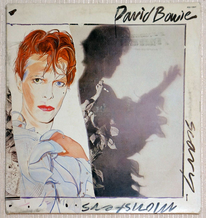 David Bowie ‎Scary Monsters Vinyl Record Front Cover
