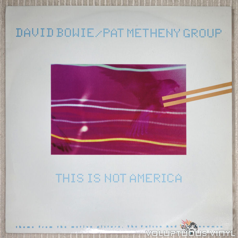 David Bowie / Pat Metheny Group ‎– This Is Not America - Vinyl Record - Front Cover