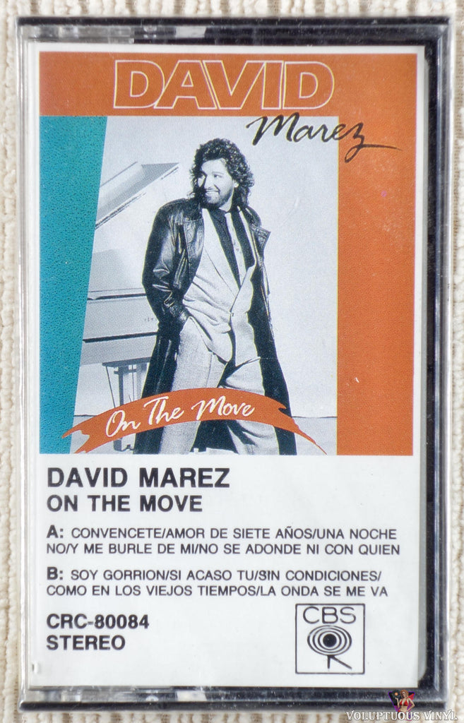 David Marez – On The Move cassette tape front cover