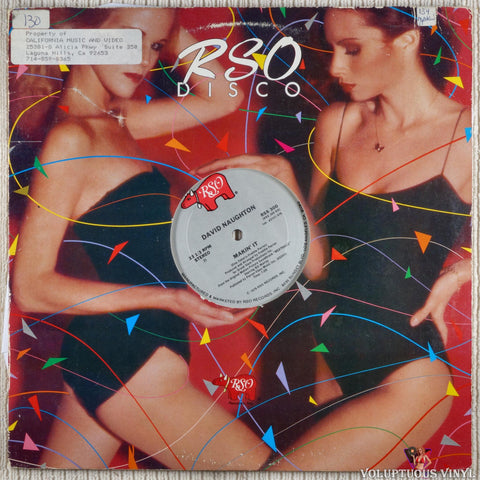 David Naughton ‎– Makin' It vinyl record front cover