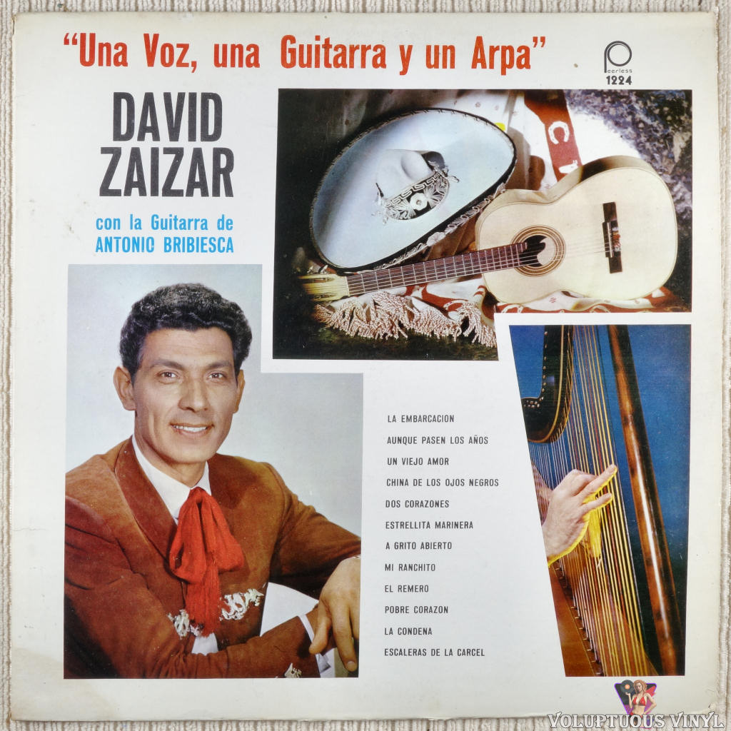 David Zaizar – Una Voz, Una Guitarra Y Una Arpa vinyl record front cover