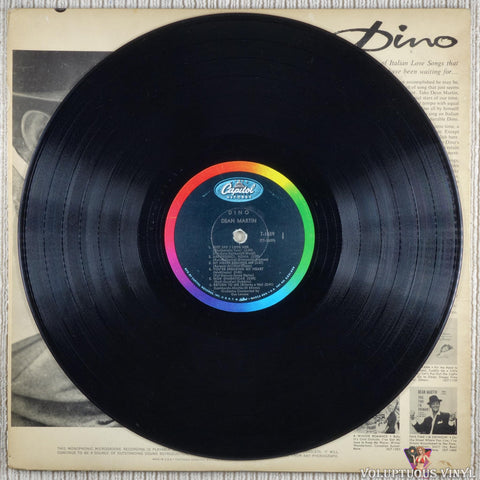 Dean Martin ‎– Dino: Italian Love Songs vinyl record