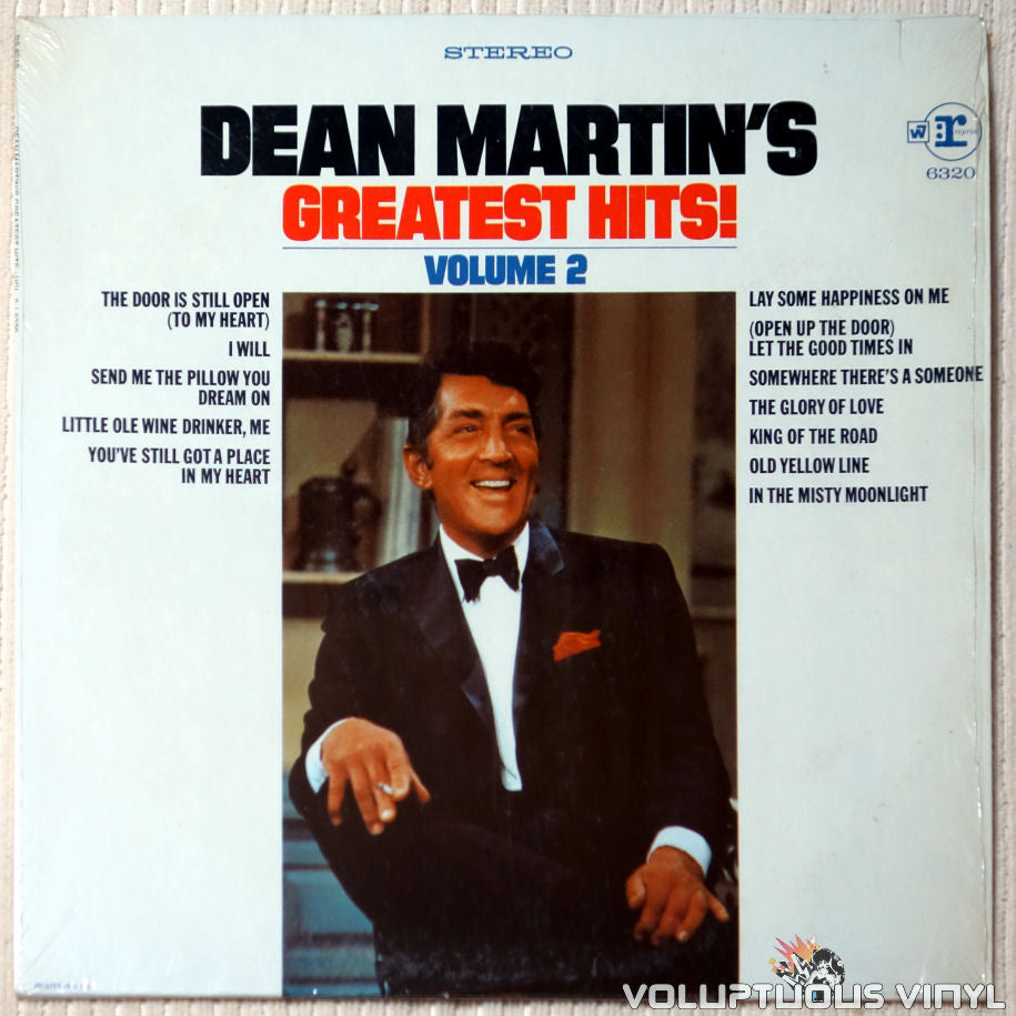 Dean Martin ‎– Dean Martin's Greatest Hits, Volume 2 vinyl record front cover