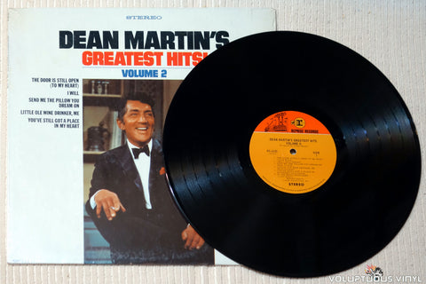Dean Martin ‎– Dean Martin's Greatest Hits, Volume 2 vinyl record