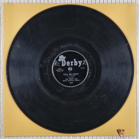 Dee Gary With Eddie Wilcox Orchestra – Call Me Lucky / You Can Say That Again (1953) 10" Shellac