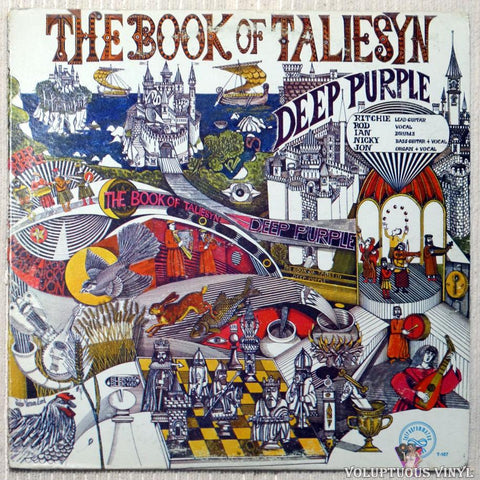 Deep Purple ‎– The Book Of Taliesyn vinyl record front cover