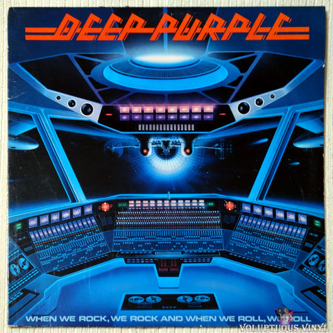 Deep Purple ‎– When We Rock, We Rock And When We Roll, We Roll vinyl record front cover