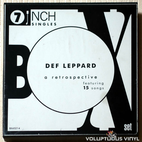 Def Leppard – A Retrospective (1999) 8 x 7" Single, Box Set, Unofficial