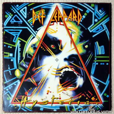 Def Leppard ‎– Hysteria - Vinyl Record - Front Cover
