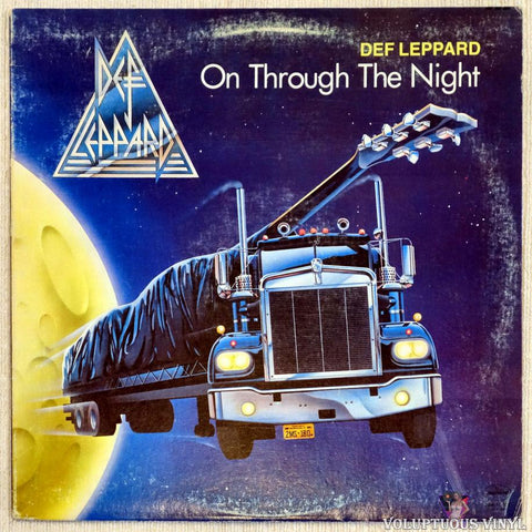 Def Leppard ‎– On Through The Night vinyl record front cover