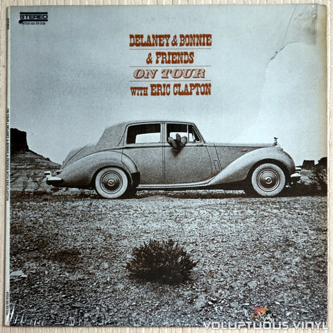 Delaney & Bonnie & Friends With Eric Clapton ‎– On Tour - Vinyl Record - Front Cover