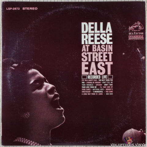 Della Reese ‎– Della At Basin Street East vinyl record front cover