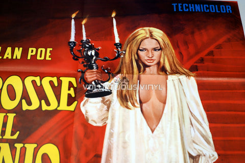 Demons Of The Mind Italian movie poster Gothic babe