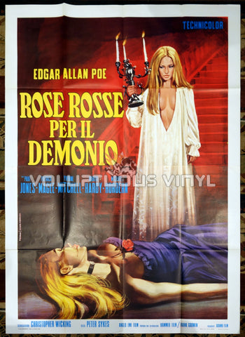 Demons Of The Mind Italian movie poster Gothic babes