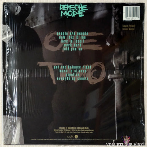 Depeche Mode ‎– People Are People vinyl record back cover