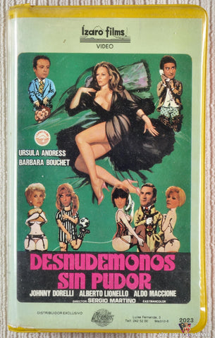 Desnudémonos sin pudor (1983) PAL, Spanish Release