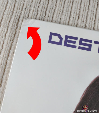 Destiny's Child ‎– Survivor vinyl record front cover top left corner