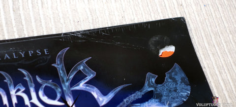 Dethklok ‎– Dethalbum II vinyl record front cover creasing
