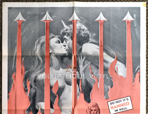 The Devil Made Me Do It 1970's US Sexploitation Movie Poster Top Half