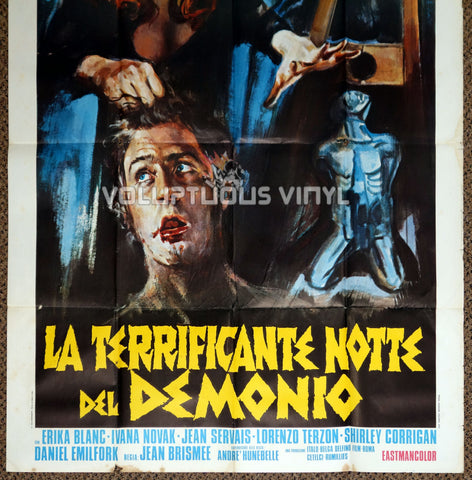 The Devil's Nightmare 1972 Italian Poster - Bottom Half - Severed Head