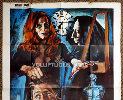 The Devil's Nightmare 1972 Italian Poster - Top Half - Erika Blanc