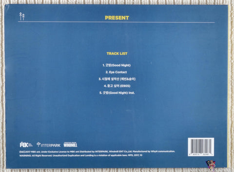 DIA – Present CD back cover